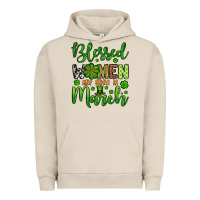 St. Patrick's Blessed Women Are Born In March Urban Hoodie | Teevron