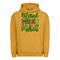 Pigment Peanut Butter St. Patrick's Blessed women are born in March Urban Hoodie - OliviaCreatesArt