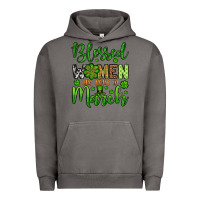 Pigment Tornado St. Patrick's Blessed women are born in March Urban Hoodie - OliviaCreatesArt