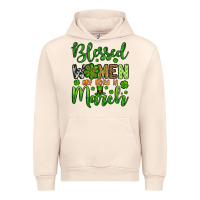 Sandshell St. Patrick's Blessed women are born in March Urban Hoodie - OliviaCreatesArt