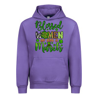 Tulip St. Patrick's Blessed women are born in March Urban Hoodie - OliviaCreatesArt