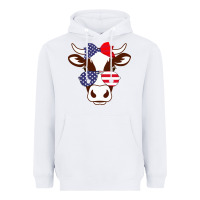 White Cow 4Th Of July Independence Day Heavyweight Hoodie - Bettercallsaul