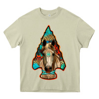 Mossy arrowhead horse Heavy Core Tee - RanaPortraitStore