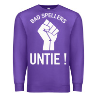 Purple Bad Spellers Premium Sweatshirt - Bettercallsaul
