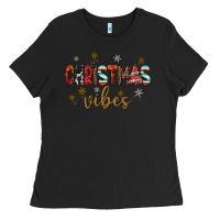 Black christmas vibes Ladies Tee - JahusDesignShop