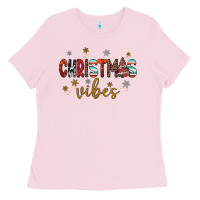 Bubblegum Pink christmas vibes Ladies Tee - JahusDesignShop