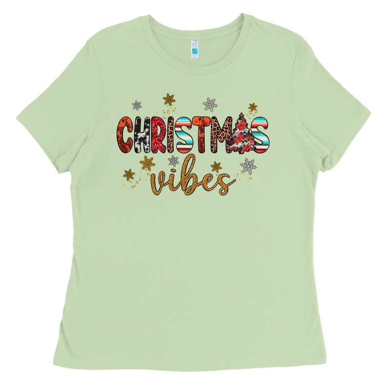 Christmas Vibes Ladies Tee by JahusDesignShop | Teevron