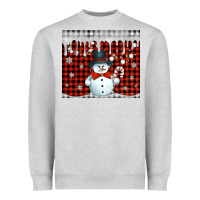 Heather Grey christmas snowman tumbler Heavyweight Sweatshirt - Jasminsmagicworld