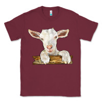 Burgundy baby cashmere goat Classic Tee - LillyAllenDesigns