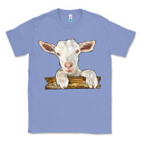 Colony Blue baby cashmere goat Classic Tee - LillyAllenDesigns