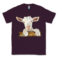 Plum baby cashmere goat Classic Tee - LillyAllenDesigns