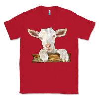 Red baby cashmere goat Classic Tee - LillyAllenDesigns