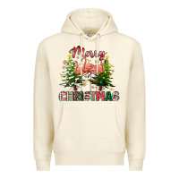 Sandshell Merry Christmas flamingo Premium Hoodie - texasbilliewilder