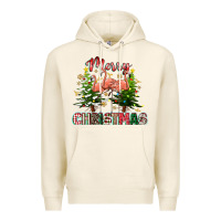 Tofu Merry Christmas flamingo Premium Hoodie - texasbilliewilder