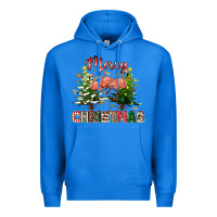 True Royal Merry Christmas flamingo Premium Hoodie - texasbilliewilder