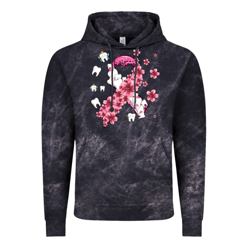 Teeth And Flower Cancer Ribbon Vintage Hoodie by AdoDesignShop | Teevron