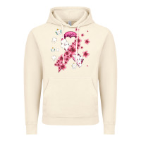 Vintage Artic teeth and flower cancer ribbon Vintage Hoodie - AdoDesignShop