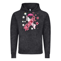 Vintage Black teeth and flower cancer ribbon Vintage Hoodie - AdoDesignShop