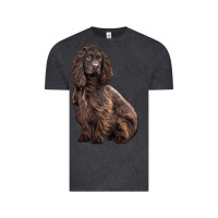 Vintage Black Boykin Spaniel Dog Vintage Tee - LillyAllenDesigns