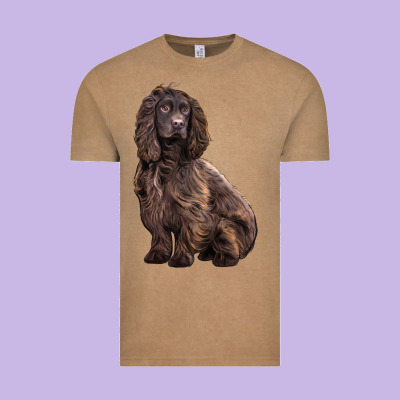 Boykin Spaniel Dog Vintage Tee Designed By Lillyallendesigns
