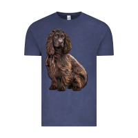 Vintage Denim Boykin Spaniel Dog Vintage Tee - LillyAllenDesigns