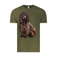 Vintage Olive Boykin Spaniel Dog Vintage Tee - LillyAllenDesigns