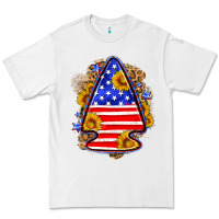 White American flag arrowhead Premium Tee - Neo Western