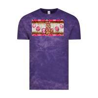 Cloud Purple pink camouflage egg hunter bunny   license plate Vintage Tee - BarkalooDesign