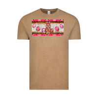 Vintage Coffee pink camouflage egg hunter bunny   license plate Vintage Tee - BarkalooDesign