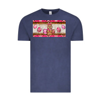 Vintage Denim pink camouflage egg hunter bunny   license plate Vintage Tee - BarkalooDesign