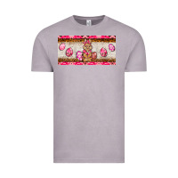 Vintage Zinc pink camouflage egg hunter bunny   license plate Vintage Tee - BarkalooDesign
