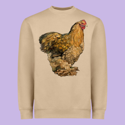 Cochin Chicken Heavyweight Sweatshirt Designed By Lillyallendesigns