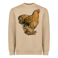 Mushroom Cochin Chicken Heavyweight Sweatshirt - LillyAllenDesigns