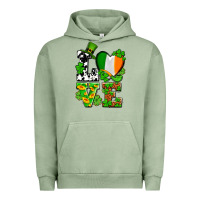 Pigment Oil Green Love St. Patrick's Urban Hoodie - OliviaCreatesArt