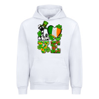 White Love St. Patrick's Urban Hoodie - OliviaCreatesArt