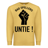 Antique Gold Bad Spellers Premium Sweatshirt - Bettercallsaul