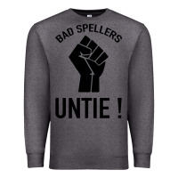 Charcoal Heather Bad Spellers Premium Sweatshirt - Bettercallsaul