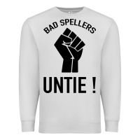 Dove Grey Bad Spellers Premium Sweatshirt - Bettercallsaul