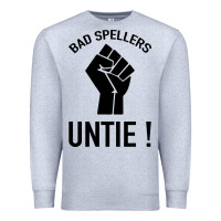 Heather Grey Bad Spellers Premium Sweatshirt - Bettercallsaul