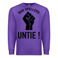 Purple Bad Spellers Premium Sweatshirt - Bettercallsaul