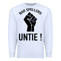 White Bad Spellers Premium Sweatshirt - Bettercallsaul