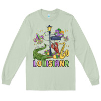 Matcha louisiana mardi gras Long Sleeve Tee - MaliasSmallBusiness