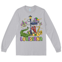 Moon Dust louisiana mardi gras Long Sleeve Tee - MaliasSmallBusiness