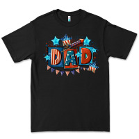 Black American Dad  4th of july Premium Tee - CowGirlArtShop