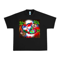 Black dominican republic  leopard Urban Heavy Tee - AdoDesignShop