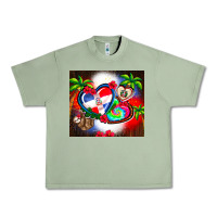 Oil Green dominican republic  leopard Urban Heavy Tee - AdoDesignShop