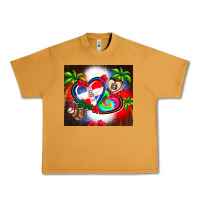 Peanut Butter dominican republic  leopard Urban Heavy Tee - AdoDesignShop