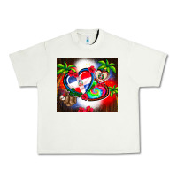 Pistachio dominican republic  leopard Urban Heavy Tee - AdoDesignShop