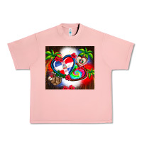 Salmon dominican republic  leopard Urban Heavy Tee - AdoDesignShop