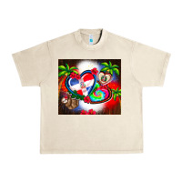 Sandshell dominican republic  leopard Urban Heavy Tee - AdoDesignShop